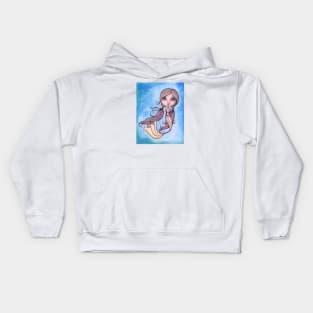 Mermaid Cutie 2 of 4 Kids Hoodie